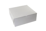 White - 1 Pc. Cake Box - 14 x 14 x 5-1/2"