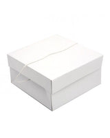 White - Two Piece Hat Box - 14 x 14 x 7"