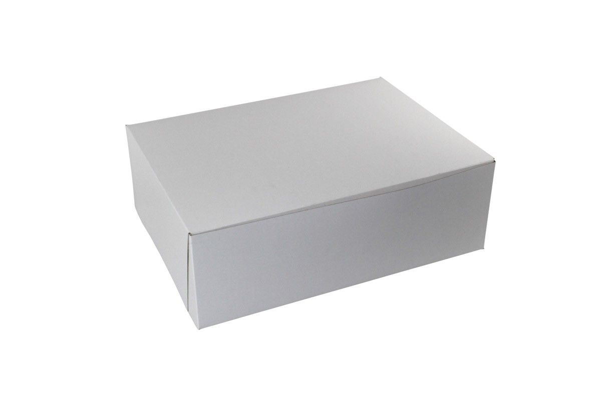White - 1 Pc. Cake Box - 15 x 11 x 5"