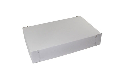 White - 2 Pc. Cake Box - 17 x 11 x 3"