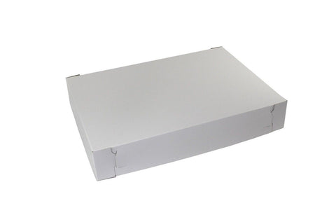 White - 2 Pc. Cake Box - 18 x 13 x 3"