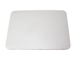 Grease Resistant White - Sheet Cake Pad - Single Wall - 1/2 Sheet (Rectangle) 18 x 13"