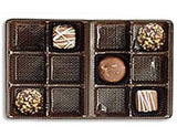 Brown-1866 - Rectangle Candy Tray - (1/2 lb) 6-15/16 x 4-3/8 x 7/8"