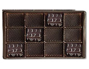 Brown-1886 - Rectangle Candy Tray - (1 lb) 9-3/8 x 6 x 15/16"
