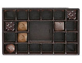 Brown-1898 - Rectangle Candy Tray - (1 lb) 9-3/8 x 6 x 15/16"