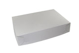 White - 2 Pc. Cake Box - 19-1/2 x 14 x 4"