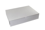 White/Kraft Interior - 1 Pc. Cake Box - 19 x 14 x 4-1/2"