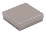 Gloss Bronze Platinum - Jewelry Box - 3-1/2 x 3-1/2 x 1-1/2"