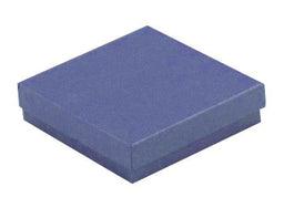 Matte Metallic Blue - Jewelry Box - 2-1/2 x 1-3/4 x 1"