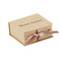 Natural Kraft - Ribbon Jewelry Box - 2-3/4 x 2-3/4 x 1"