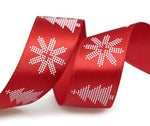 Christmas Dots - Red/White - Christmas Ribbon - 7/8" x 25 Yards