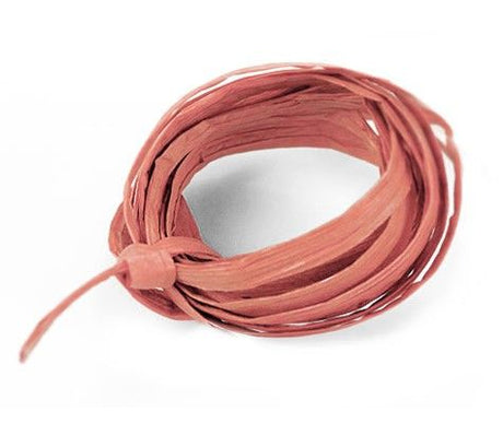 Coral - Paper Raffia Ribbon - 100 Yards