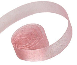 Quartz - Sparkle Sheer Ribbon - 5/8" x 100 Yards