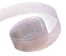 Grey - Sparkle Sheer Ribbon - 5/8" x 100 Yards