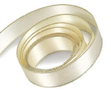 Ivory - Double Face Satin Ribbon - 3/8" x 100 Yards