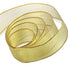 Gold - Metallic Mesh Ribbon - 7/8" x 100 Yards