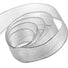 Silver - Metallic Mesh Ribbon - 7/8" x 100 Yards