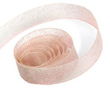 Peach - Sparkle Sheer Ribbon - 5/8" x 100 Yards