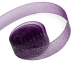 Plum - Sparkle Sheer Ribbon - 1-1/2" x 100 Yards