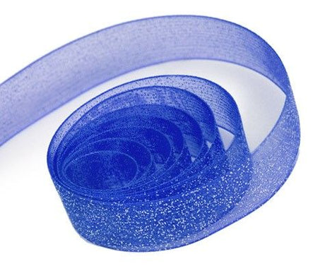 Royal - Sparkle Sheer Ribbon - 7/8" x 100 Yards