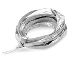Silver - Paper Raffia Ribbon - 100 Yards