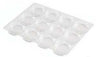 Clear - Oreo / Macaron Tray - (12Pc.) 6-5/8 x 8-3/4 x 1/2"