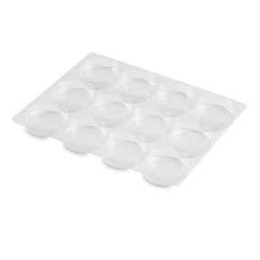 Clear - Oreo / Macaron Tray - (12Pc.) 6-5/8 x 8-3/4 x 1/2" - Sample/1