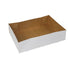White Exterior / Kraft Interior - Donut Tray - 13-1/2 x 9-7/8 x 3-3/8" (4 Corner - Glued)