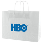 White Kraft - Shopping Bag - 16 x 6 x 12"