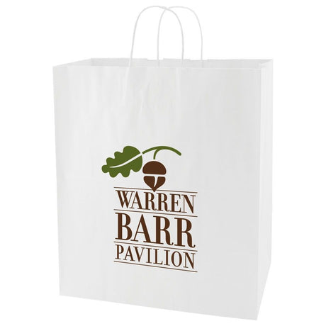White Kraft - Shopping Bag - 16 x 6 x 19"