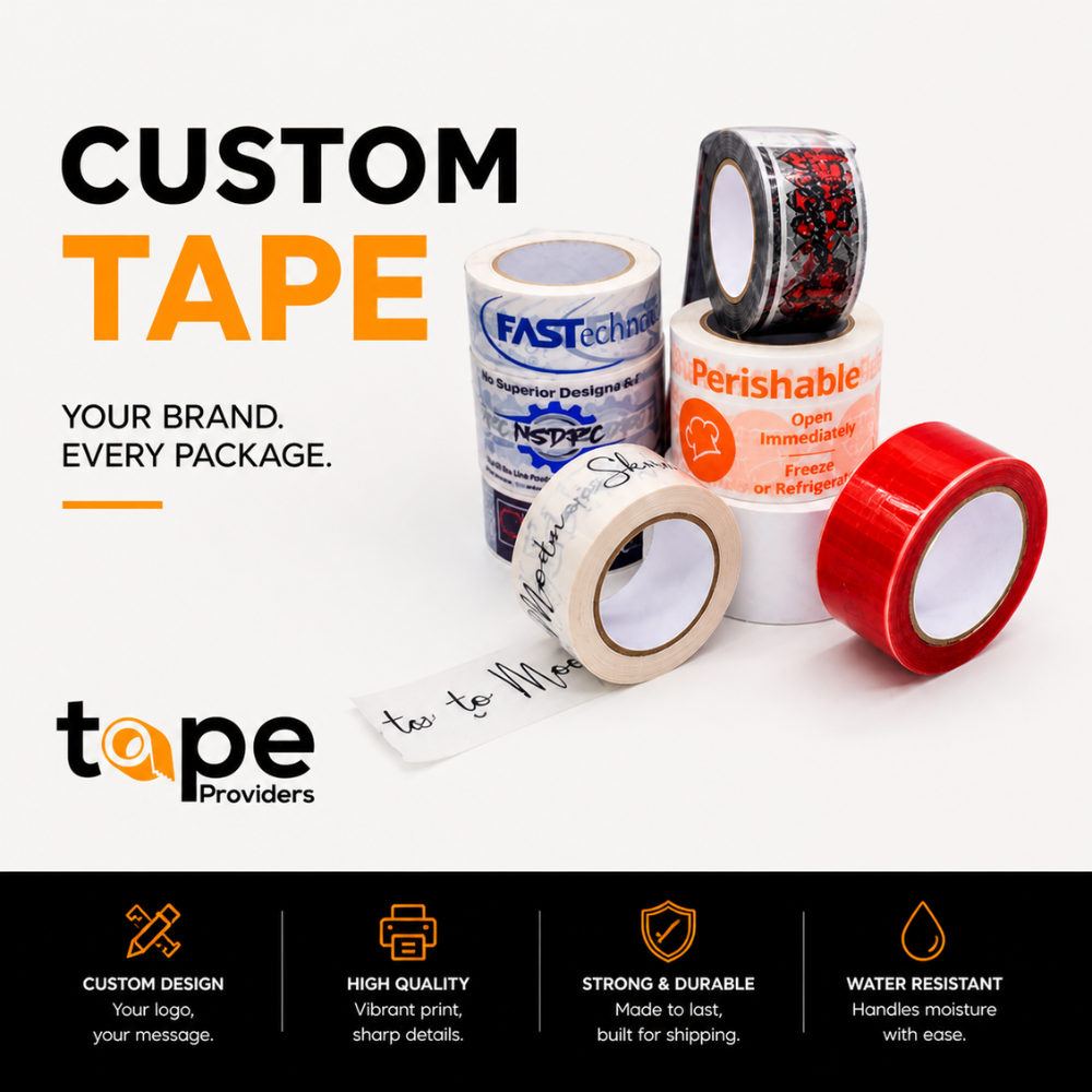Custom-Printed Packing Tape | CPT1 (Made in USA)