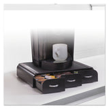 Mind Reader Anchor 36 Capacity Coffee Pod Drawer, 13.46 x 12.87 x 2.72, Black