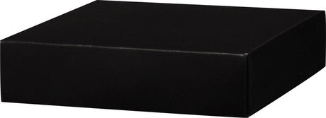 Black Lid - Gift Box Lid - 6 x 6 x 1-1/2"