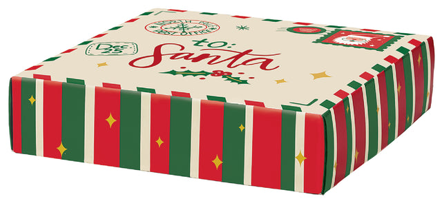 Letters to Santa - Gift Box Lid - 6 x 6 x 1-1/2"
