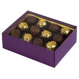 Aubergine - Macaron Box Base - Base (2 Layer - 24 Pc.) 6-3/8 x 4-3/4 x 2"