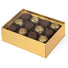 Gold - Candy Box Base - Base (2 Layer - 24 Pc.) 6-3/8 x 4-3/4 x 2"