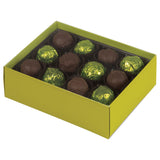 Pistachio - Macaron Box Base - Base (2 Layer - 24 Pc.) 6-3/8 x 4-3/4 x 2"