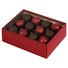 Red - Candy Box Base - Base (2 Layer - 24 Pc.) 6-3/8 x 4-3/4 x 2"