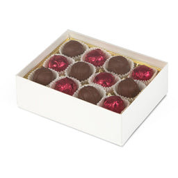 White - Candy Box Base - Base (2 Layer - 24 Pc.) 6-3/8 x 4-3/4 x 2"