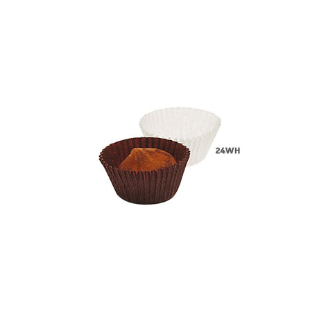 White - Candy Cups - 1" (Dia) x 3/4" (H)