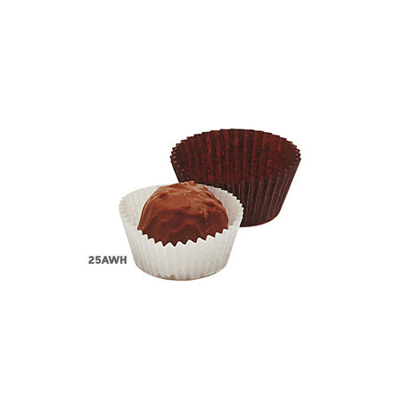 White - Candy Cups - 1-1/4" (Dia) x 3/4" (H)
