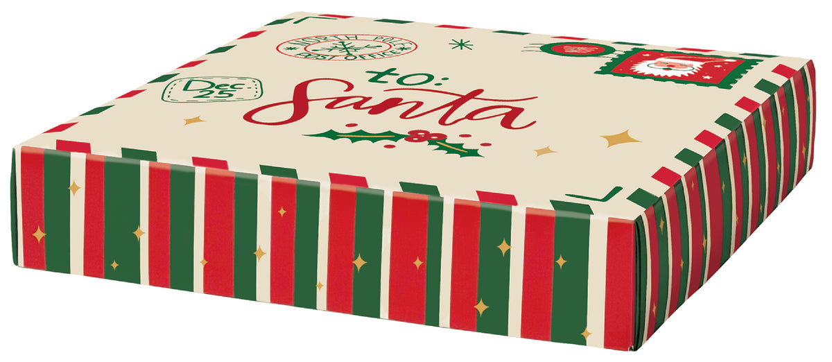 Letters to Santa - Gift Box Lid - 10 x 10 x 2"