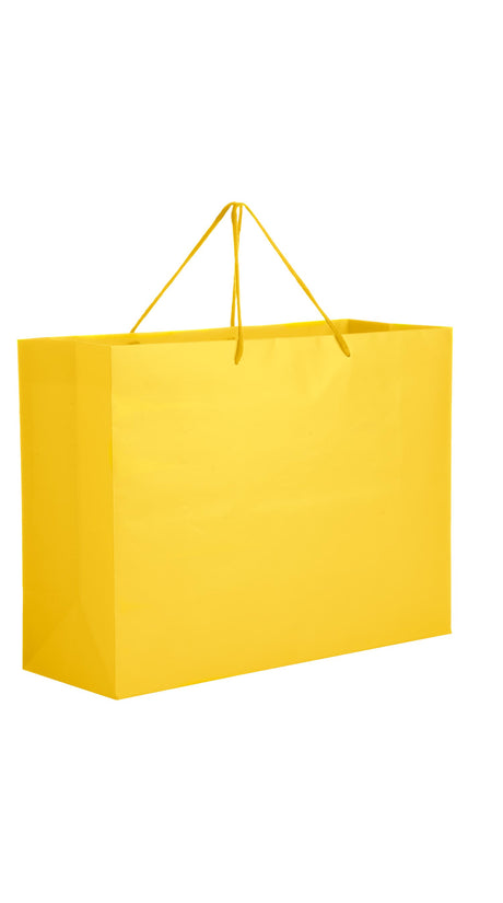 Sun Matte Laminated Euro Tote Bags - 13 x 5 x 10"