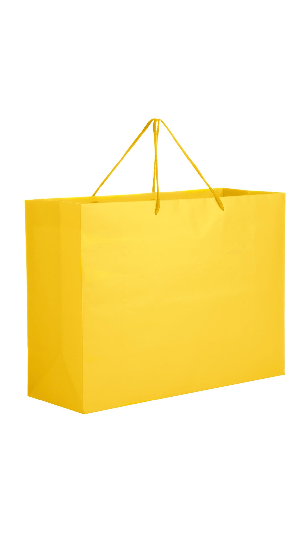 Sun Matte Laminated Euro Tote Bags - 16 x 6 x 12"
