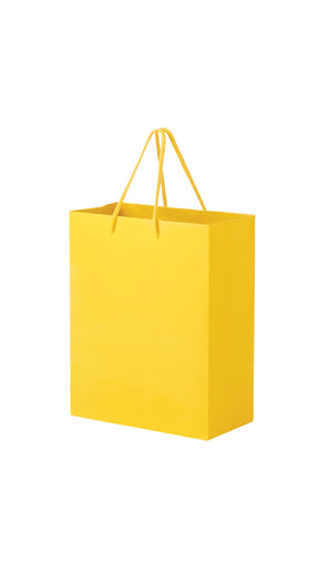 Sun Matte Laminated Euro Tote Bags - 8 x 4 x 10"