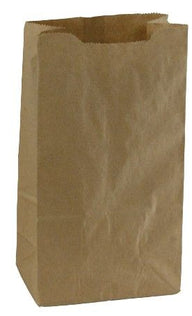 Natural Kraft - Grease Resistant SOS Bag - (8 lb) 6-1/4 x 3-13/16 x 12-1/2"