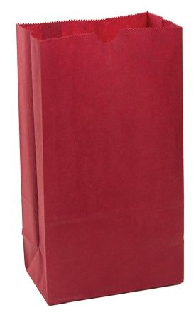 Red - SOS Bag - (8 lb) 6-1/4 x 3-13/16 x 12-1/2"
