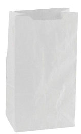 White - Pharmacy Bag - 5 x 2-1/2 x 10-1/4"