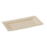 Stylish Brown - Rectangle Sugarcane Plate - 10.2 (L) x 5.1" (W)