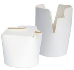 White - Mini Pasta Box - (8 oz) 2.75 (Dia) x 2.6" H